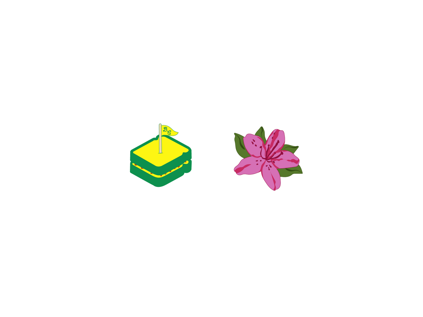 BG Sticker Collection No. 2 (2-pack Azalea)